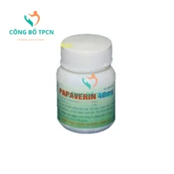 Papaverin 40mg Armephaco - Thuốc chống co thắt cơ trơn hiệu quả 